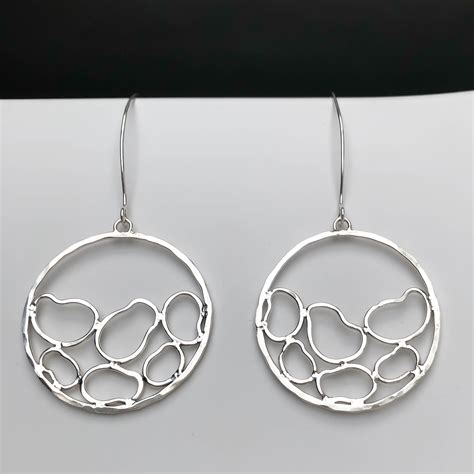 versace silver earring|original silver earrings.